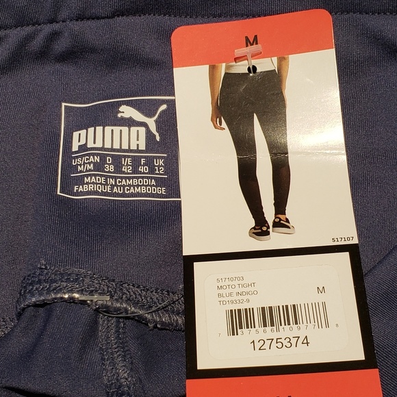 New Puma Sports Leggings Size Medium $75 - Picture 4 of 4